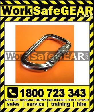 25kN Steel Extra Large D Screw Gate Rated (Krab 030 -S 958IS)