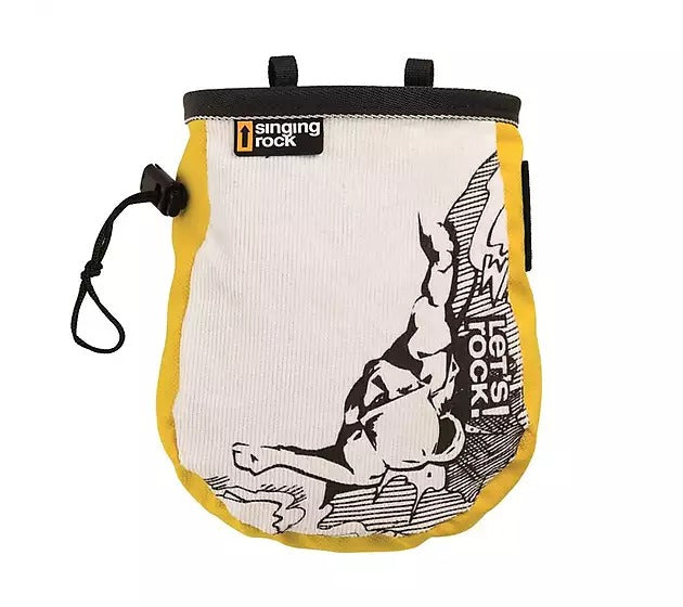 Singing Rock Comic Chalk Bag Yellow (C3002XX00)