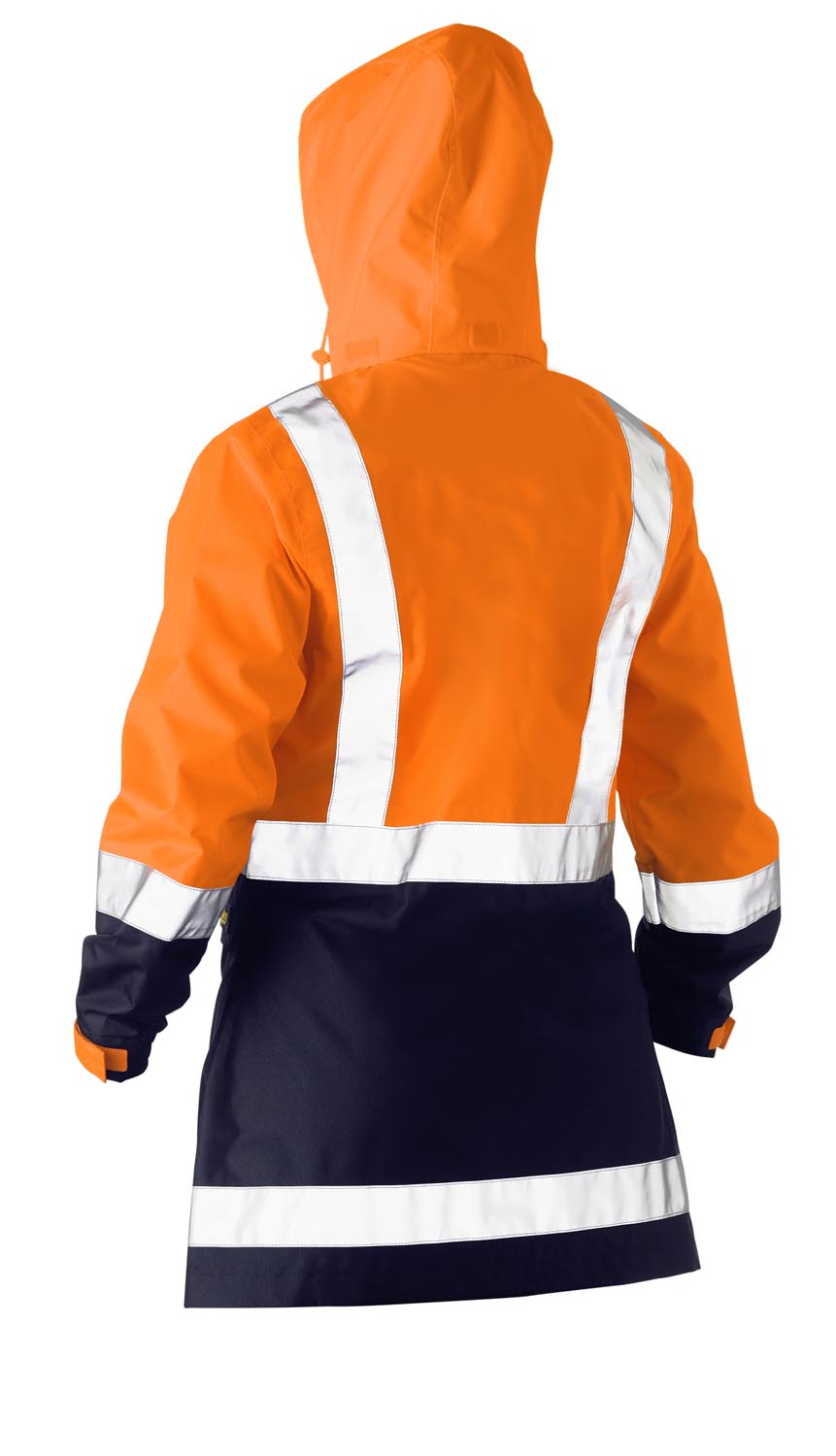 Bisley Women's H Taped Two Tone Hi Vis Rain Jacket