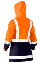 Bisley Women's H Taped Two Tone Hi Vis Rain Jacket