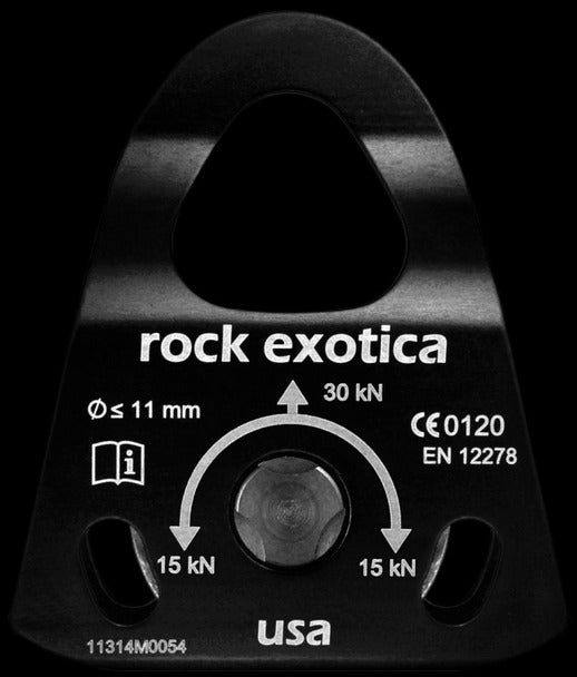 Rock Exotica Mini Machined Pulley SINGLE - BLACK