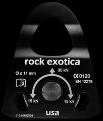 Rock Exotica Mini Machined Pulley SINGLE - BLACK