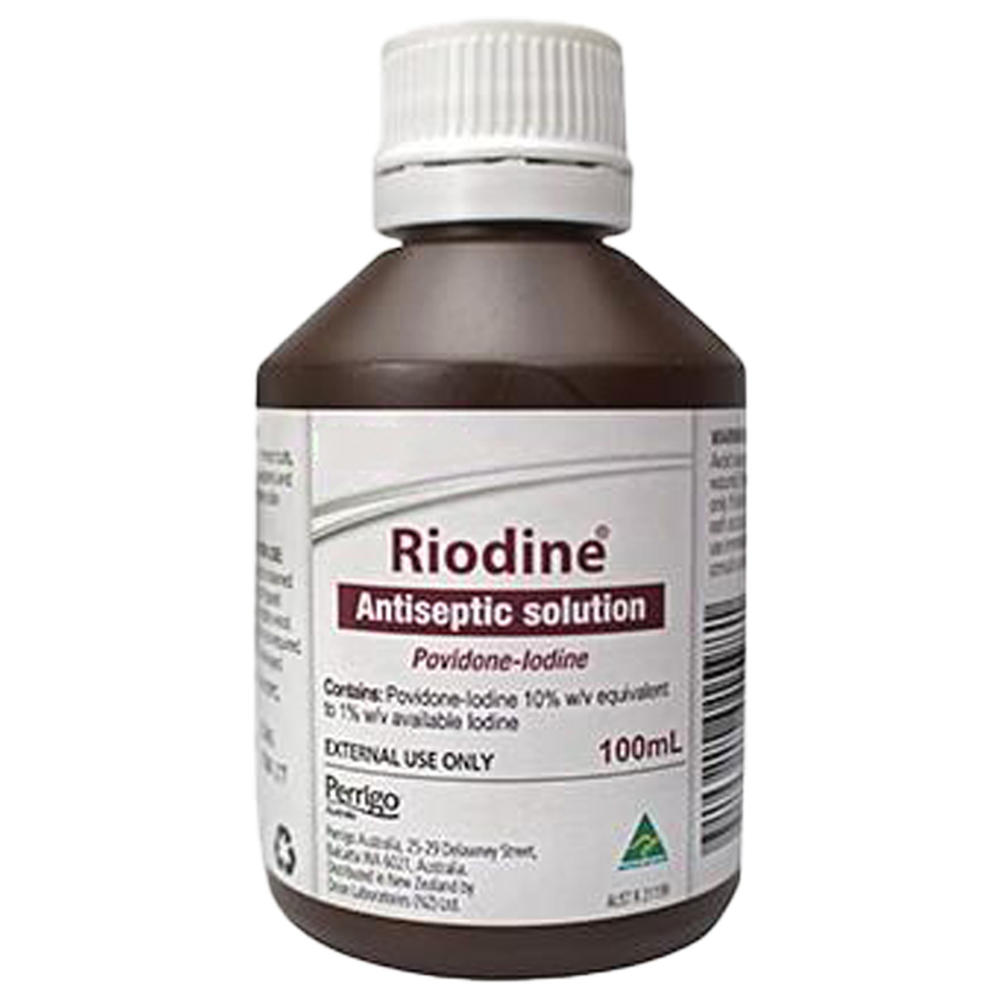 Aero Healthcare RIODINE 10% Povidone Iodine Solution Bottle 100ml