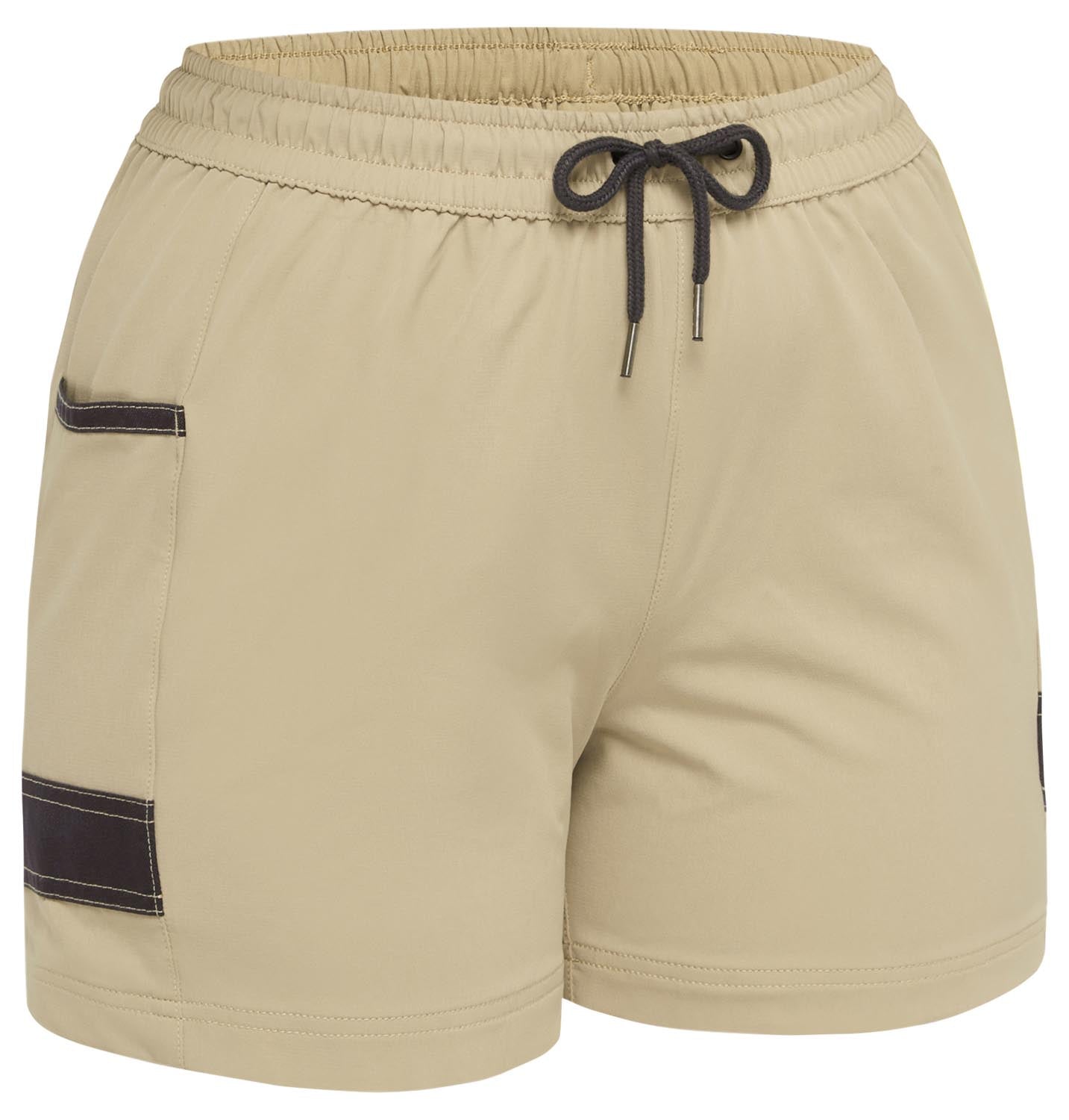 Bisley Women's Flx & Move 4-Way Stretch Elastic Waist Short