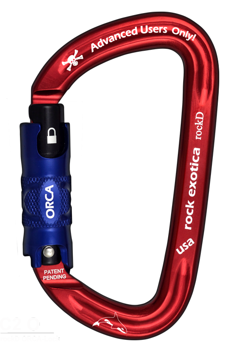 Rock Exotica rockD  ORCA-Lock  Carabiner - 29Kn