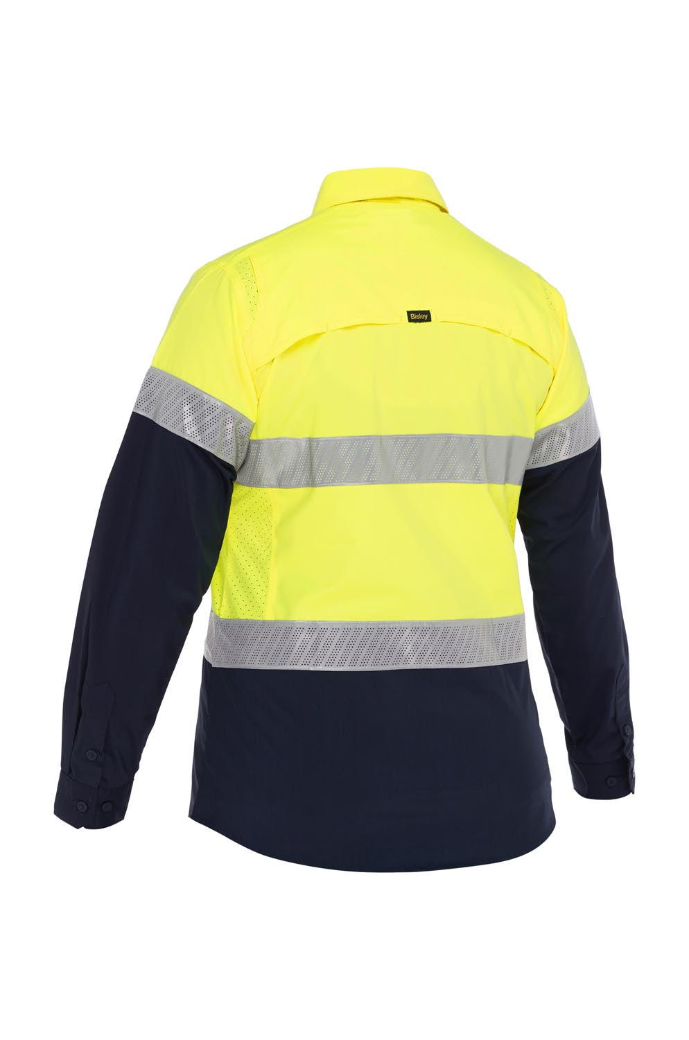 Bisley Women's X Airflow Hi Vis Taped Stretch Ripstop Shirt