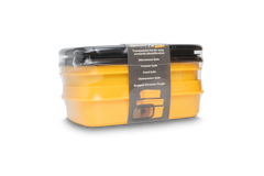 Rugged Xtremes 3 Pack Yellow Assorted Resusable Containers (RX11L001)