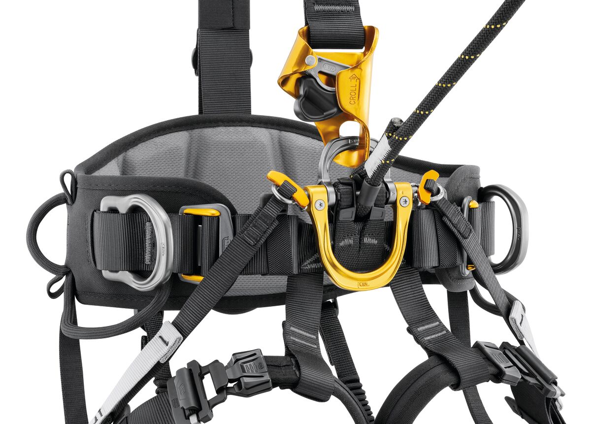Petzl Astro Harness European Version (Black/Yellow)