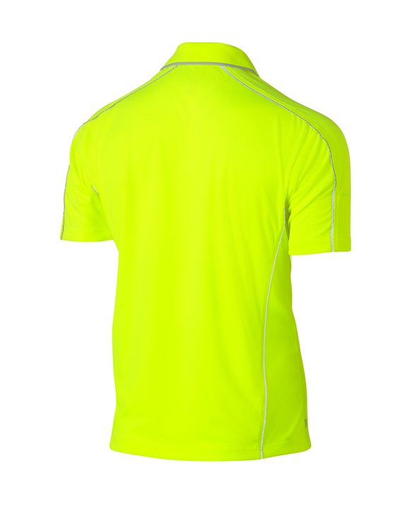 Bisley Cool Mesh Polo with Reflective Piping