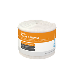 Aero Healthcare AEROCREPE Elastic Crepe Bandage 2.5cm x 4M Wrap/12