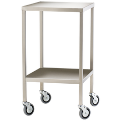 Aero Healthcare Small Stainless Steel Trolley 50 x 50 x 90.5cm