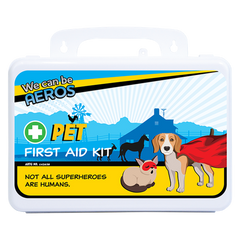Aero Healthcare PET Plastic Waterproof First Aid Kit 21 x 7.5 x 13cm