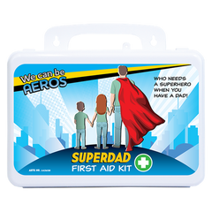 Aero Healthcare SUPERDAD 2 Series Plastic Waterproof First Aid Kit 21 x 7.5 x 13cm