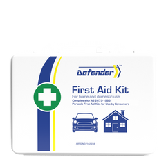 Aero Healthcare DEFENDER 3 Series Plastic Waterproof First Aid Kit 25 x 8 x 17cm