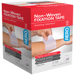 Aero Healthcare AEROFIX Non-Woven Fixation Tape 5cm x 1M