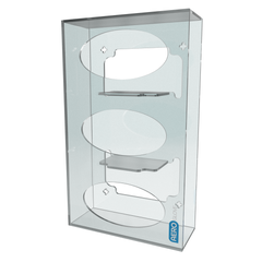 Aero Healthcare AEROGLOVE Acrylic Triple Glove Dispenser