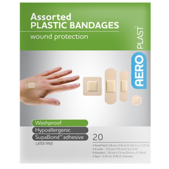 Aero Healthcare AEROPLAST Plastic Assorted Dressings Env/20