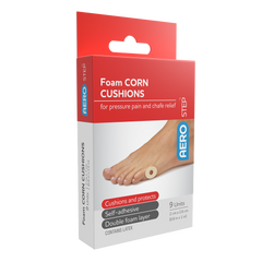 Aero Healthcare AEROSTEP Foam Corn Cushions 20 x 26mm Box/9