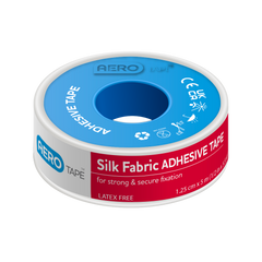 Aero Healthcare AEROTAPE Silk Fabric Adhesive Tape 1.25cm x 5M