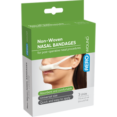 Aero Healthcare AeroWound Nasal Sling Bandage 3pk Box / 3