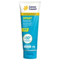 Aero Healthcare CANCER COUNCIL SPF50+ Sport Sunscreen Tube 110mL