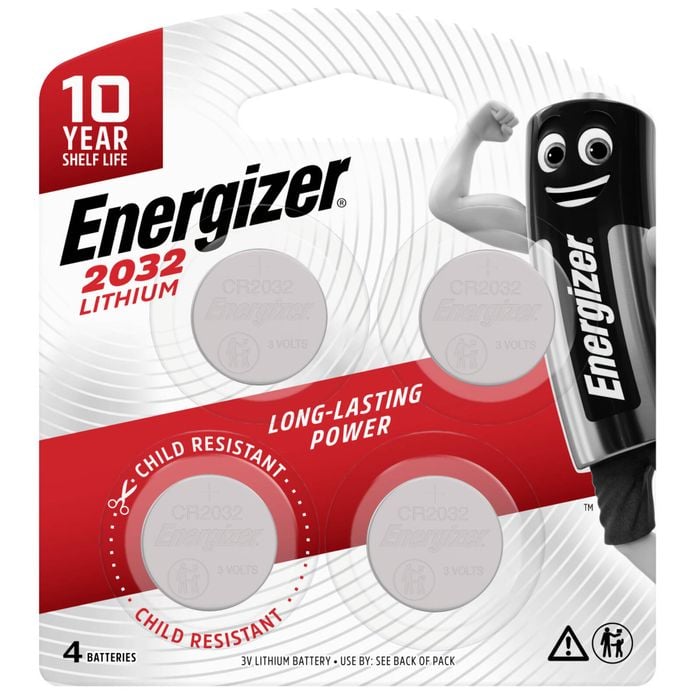 Energizer Battery Coin Lithium 2032 (Pack 4)