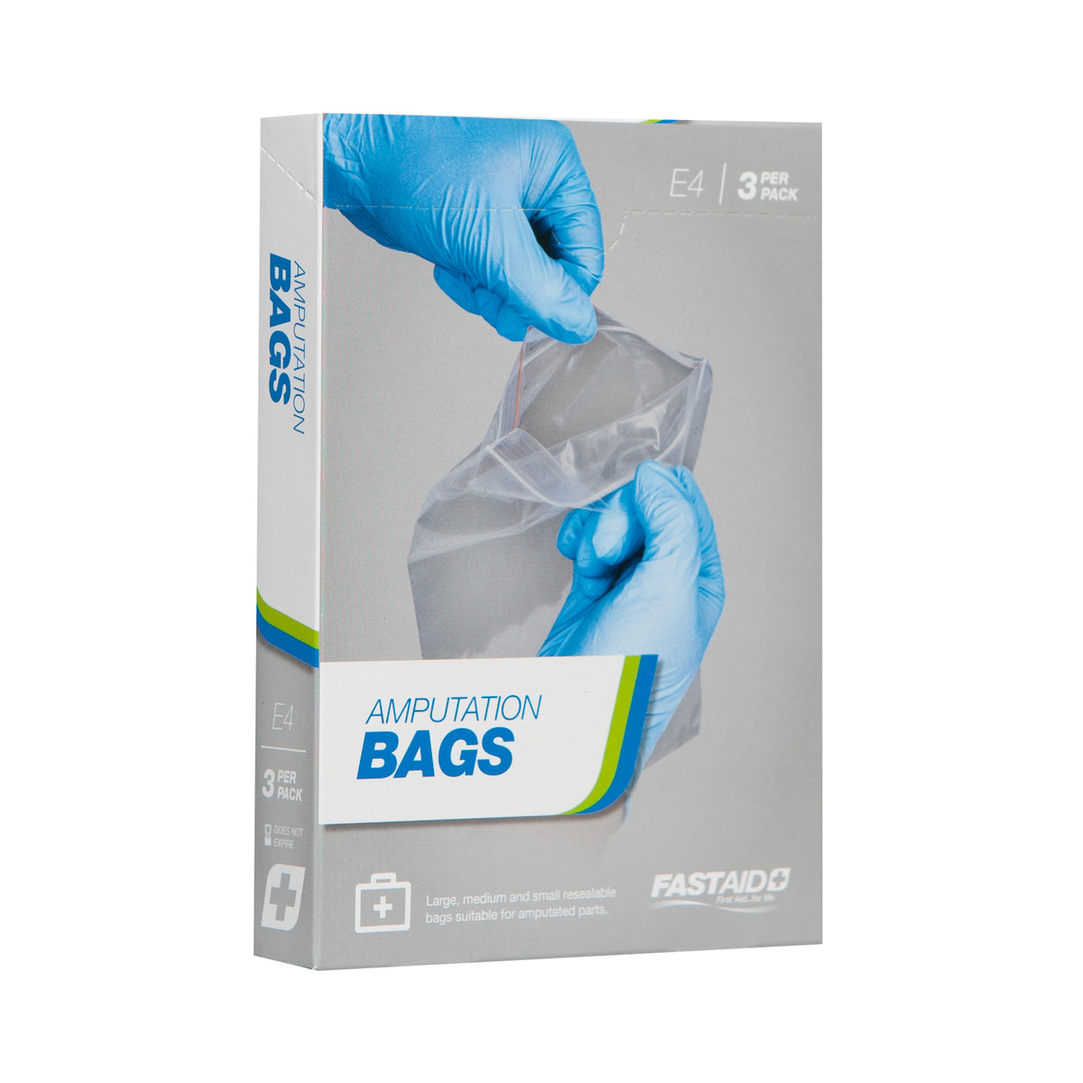 FastAid Amputation Bags, Large, Medium And Small, 1Pk