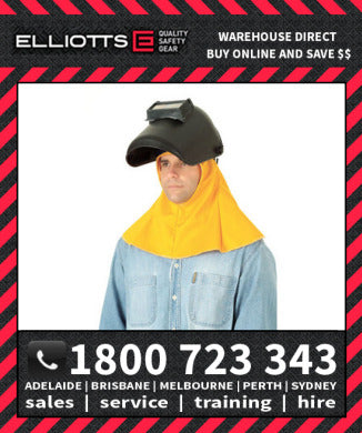 Elliotts FR Cotton Yellow Proban WELDING SAFETY HOOD (PHGM30Y)