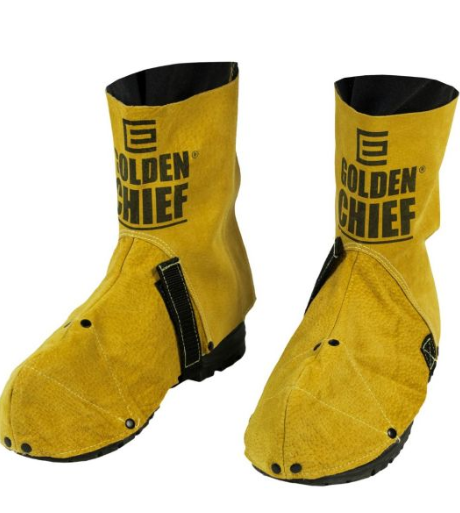 Elliotts Golden Chief Leather WELDING SPATS Boot Covers (GCSWS)