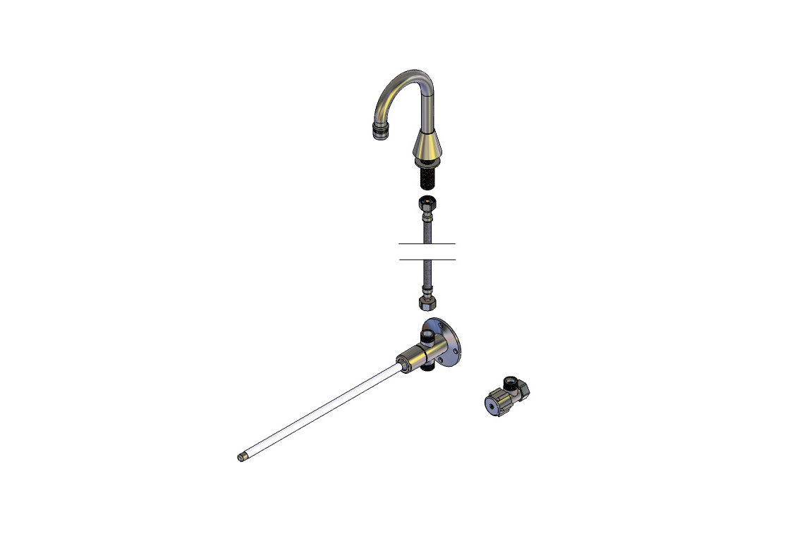Enware Knee Op. Autotap Basin Kit