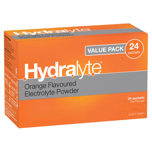 Hydralyte Electrolyte Powder Sachets 4.9g (Pack of 24)