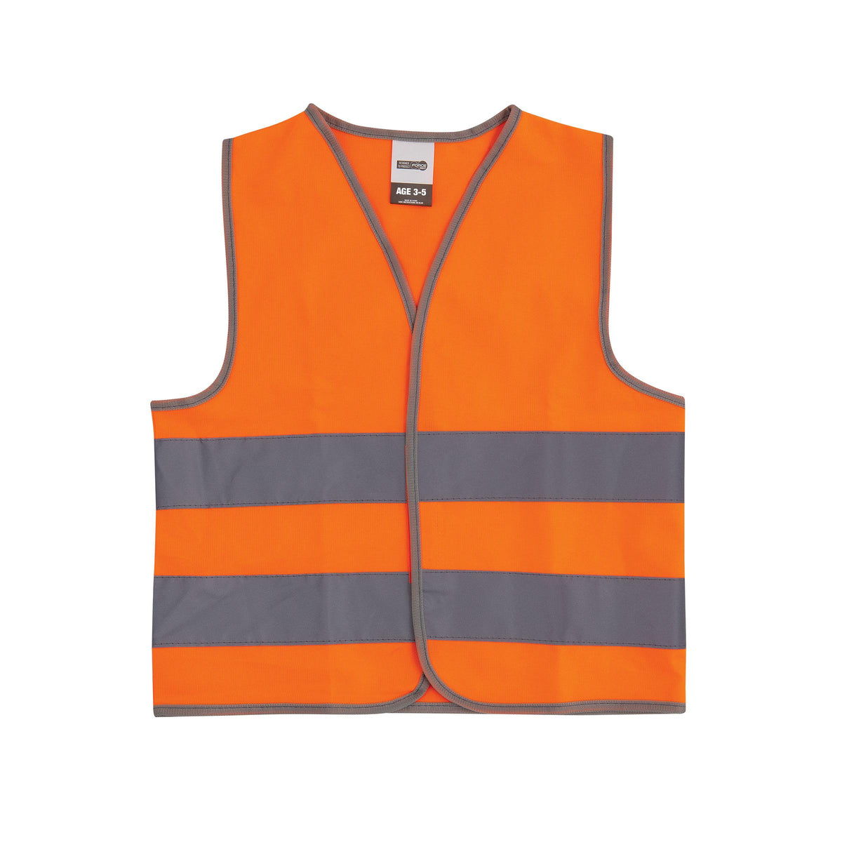Force360 Orange Day & Night Kids Safety Vest (Hi-Vis Orange)