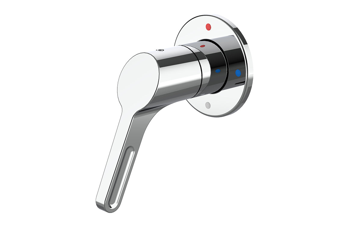 Enware Leva 80Mm Inwall Sq Mixer