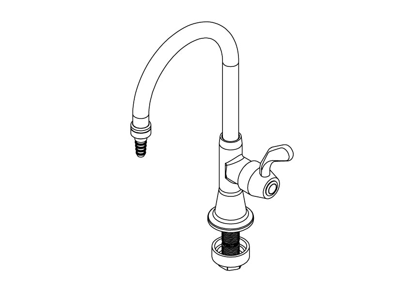 Enware T16 Stop Vlv Fxd Expo Handle