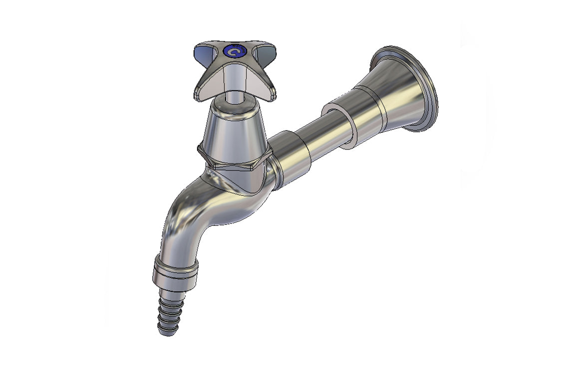 Enware T26 Lab Wall Bib Cock Vp