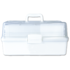 Aero Healthcare AEROCASE Medium White and Clear Tacklebox 42 x 21 x 22cm (for AFAK4T/AFAK5T)
