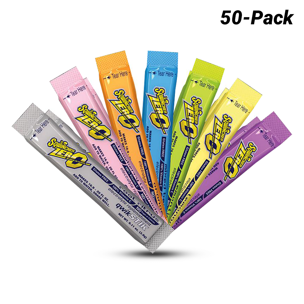 Sqwincher Sugar Free Qwik Stik ZERO (50 Pack)