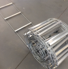 20m Wire Rope Ladder Aluminum Medium Weight