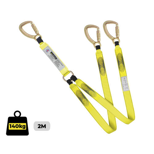 Austlift Lanyard Double Webbing Triple Action Complies AS1891.5