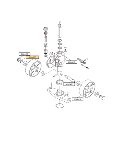 Austlift Circlip for Pallet Jack