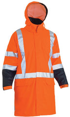 Bisley X Taped Hi Vis TTMC Stretch PU Rain Coat