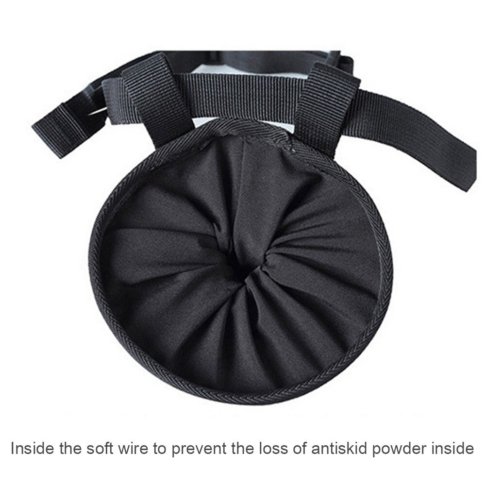 Black Luckstone Chalk Bag with Belt