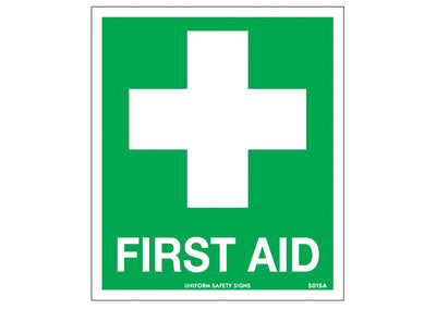 FastAid Sticker, First Aid Kit, 115 X 170Mm, Self Adhesive