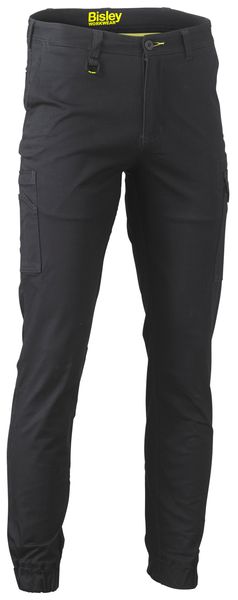 Bisley Stretch Cotton Drill Cargo Cuffed Pants