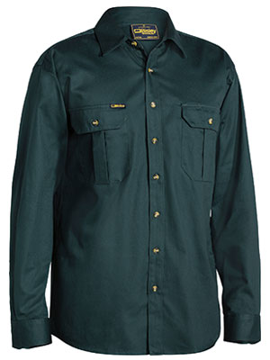 Bisley Original Cotton Drill Shirt - Long Sleeve