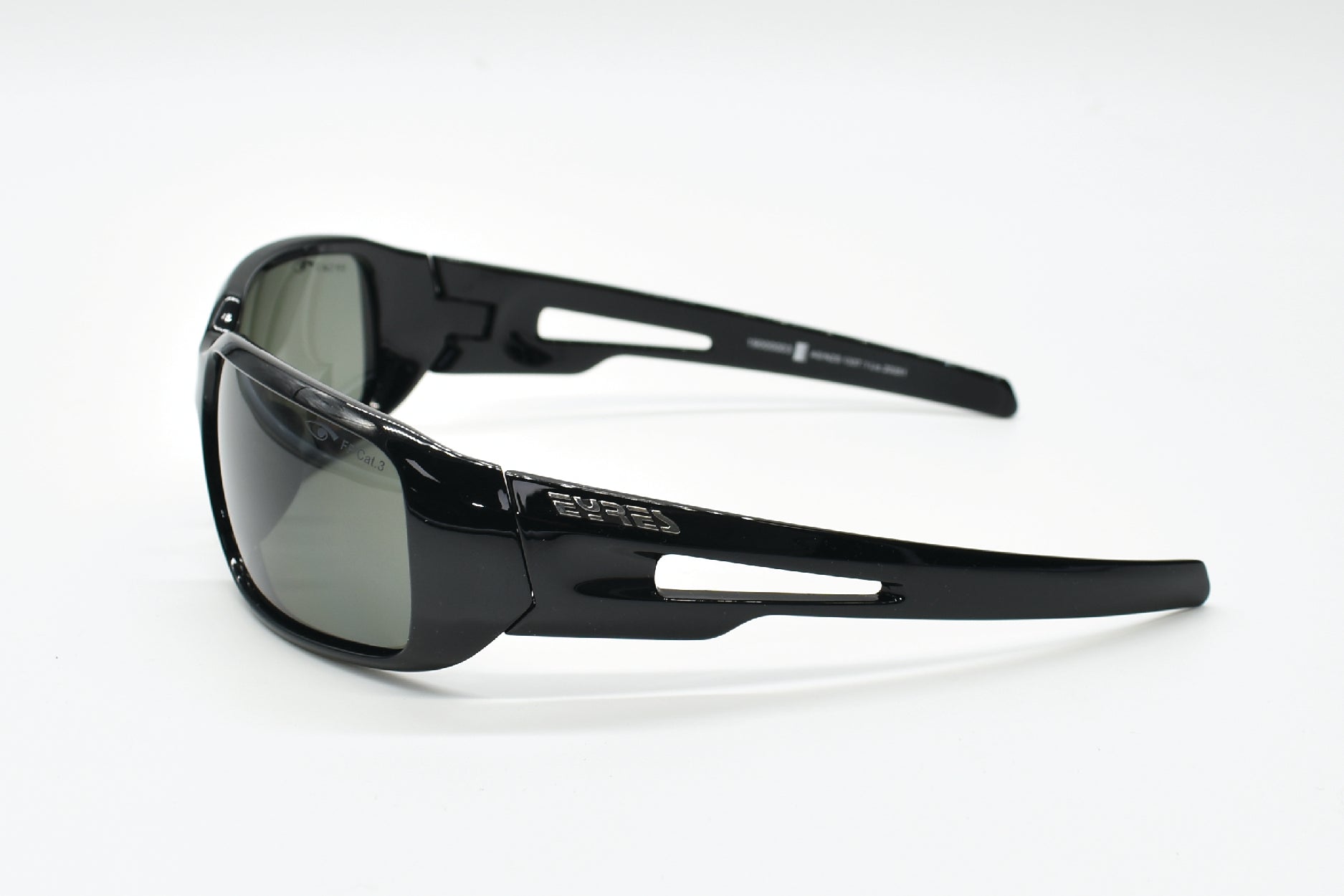 EYRES CHILLI Shiny Black Frame Grey Lens