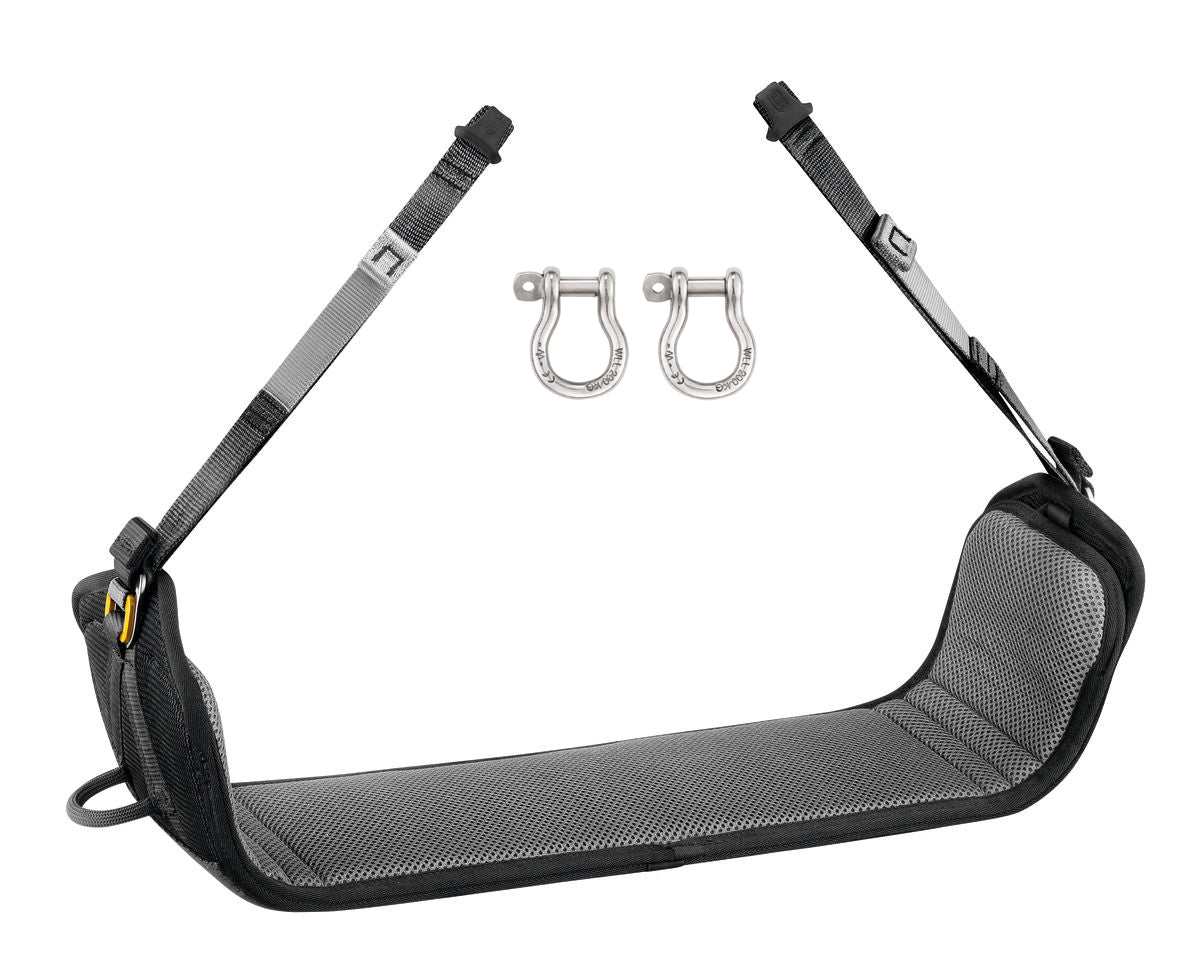 Petzl PODIUM SEAT Bosun Chair includes Shackles