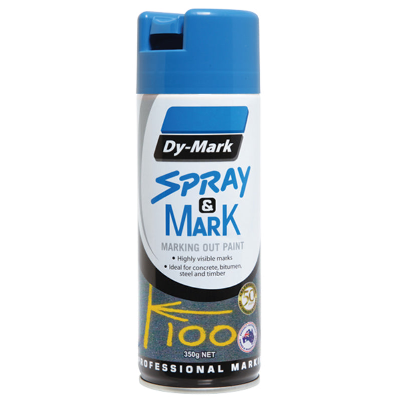 Dy-Mark Spray & Mark Inverted Spray (Fluoro Blue | Half-Pallet of 600)
