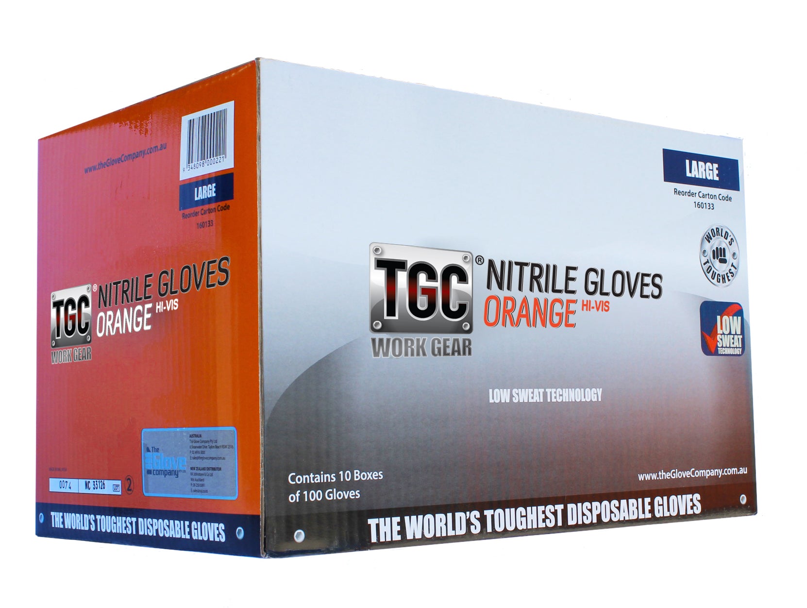 TGC Nitrile Disposable Gloves (Box of 100)