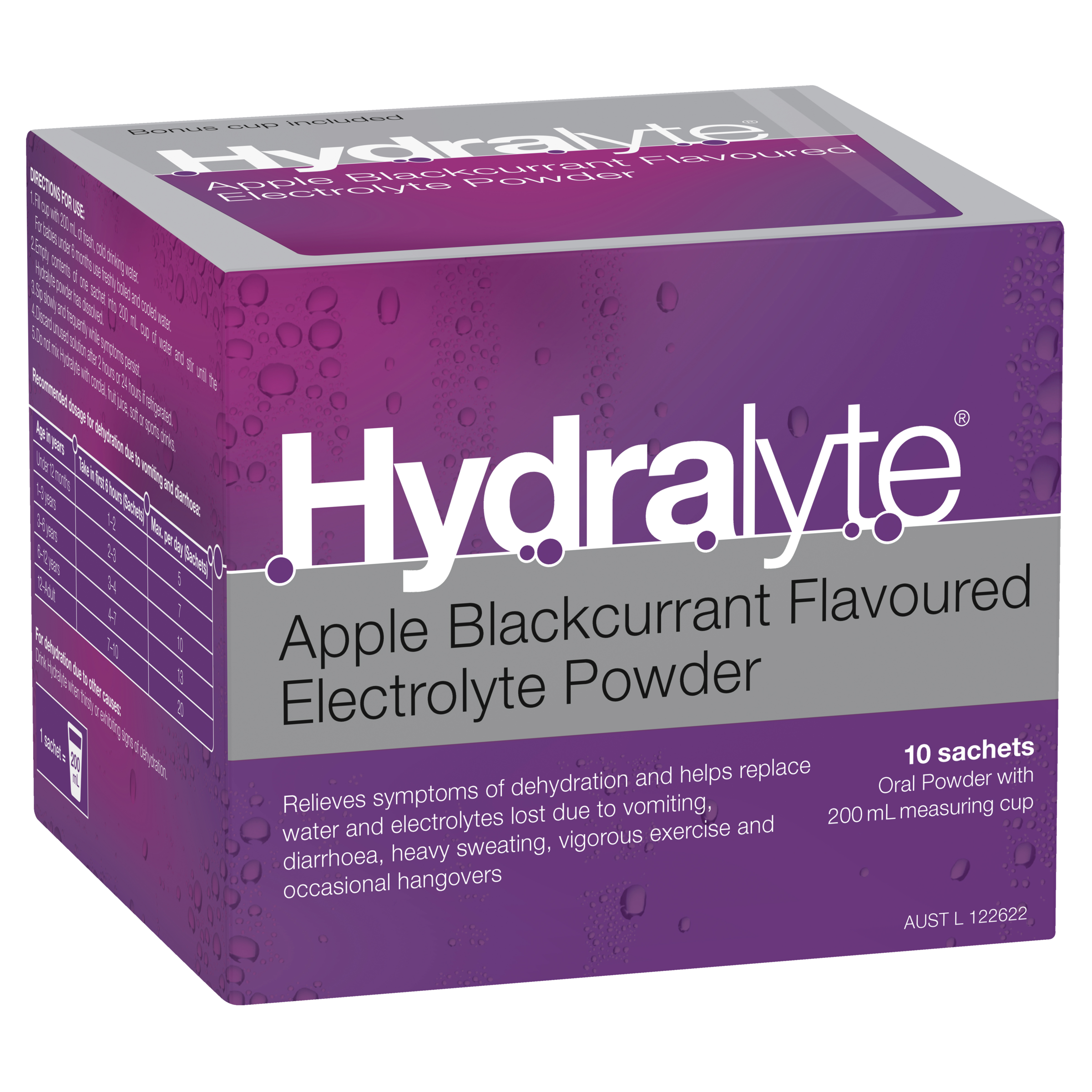 Hydralyte Electrolyte Powder Sachets 4.9g (Pack of 10)